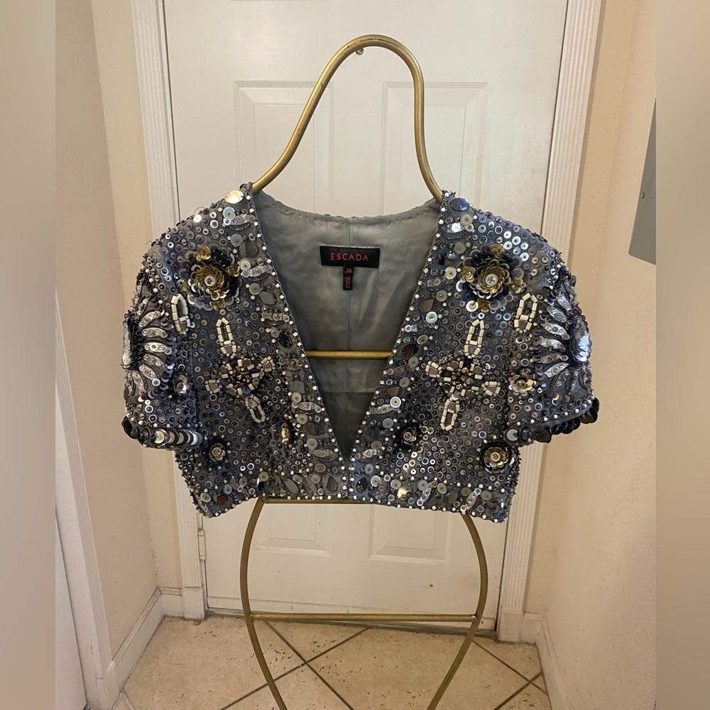 Escada sequin short jacket (bolero)